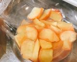 レンジで簡単!皮付きりんごトースト作り方4写真