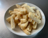 キャベツと人参と油揚げ＋卵の味噌汁♡作り方3写真