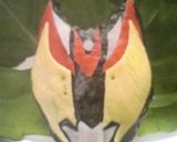 キャラ弁☆仮面ライダーキバおにぎり！作り方4写真