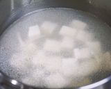 蕗と豆腐の中華かき玉汁作り方6写真