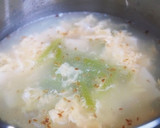蕗と豆腐の中華かき玉汁作り方9写真