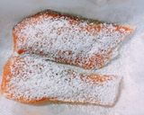 サーモンのムニエル♡レモンタルタルソース作り方1写真