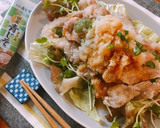 豚こまサクサク揚げ♡青じそおろしポン酢作り方4写真