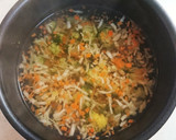 犬用＊ｻｻﾐと野菜のｽｰﾌﾟご飯作り方3写真
