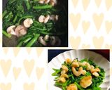 菜の花と海老のゴマ油炒めde免疫力アップ作り方4写真