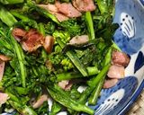 菜花のベーコン炒め作り方5写真