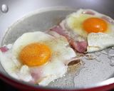 ベーコンエッグのホットサンド作り方1写真