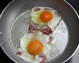 ベーコンエッグのホットサンド作り方2写真