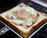 ベーコンエッグのホットサンド作り方5写真
