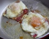 ベーコンエッグのホットサンド作り方4写真