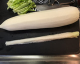 大根の皮と牛蒡の金平作り方1写真