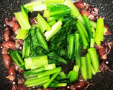 ほたるいかと小松菜の和風パスタ作り方3写真