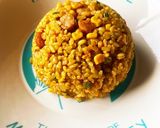 カレーピラフにホワイトソースかけました♪作り方7写真