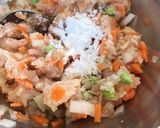 お楽しみ☆鶏ひき肉の油揚げきんちゃく煮作り方1写真