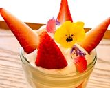 糖質オフ☆春花苺パフェ♪作り方5写真