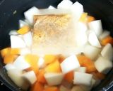【離乳食メモ】里いもと大根にんじんの煮物作り方5写真