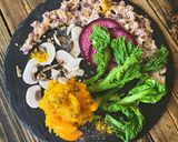 春野菜のカフェサラダプレート作り方3写真