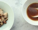 【中華デザート】蓮の葉ともち米の鶏肉団子作り方10写真