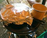 【キャンプ飯】「ぐりとぐら」のカステラ作り方7写真