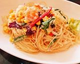 ドレッシングで早うま冷製パスタ作り方6写真