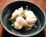 水晶鶏と豆腐のお吸い物　桜の風味作り方6写真
