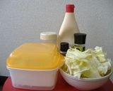 レンジでキャベツ温野菜　新生活応援♪作り方1写真