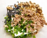 混ぜるだけ!豆腐と塩昆布のごま油風味作り方1写真