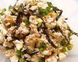 混ぜるだけ!豆腐と塩昆布のごま油風味作り方3写真
