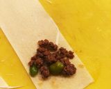 ひき肉と冷凍枝豆の春巻　節約レシピ30個作り方5写真