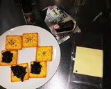 チーズとクラッカーで作る、無限おつまみ。作り方3写真