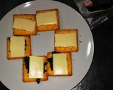 チーズとクラッカーで作る、無限おつまみ。作り方4写真