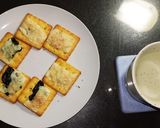 チーズとクラッカーで作る、無限おつまみ。作り方5写真