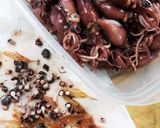 お弁当にホタルイカの炊き込み御飯作り方1写真