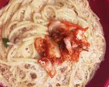 納豆とろろキムチパスタ♪作り方5写真