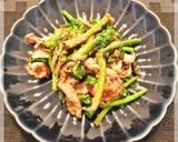 菜花と豚肉の芝麻醤（ゴマペースト）炒め作り方3写真