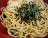 お吸い物の素でワンポット和風パスタ作り方6写真
