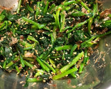 鰹節だけの味付け ほうれん草の和え物作り方2写真