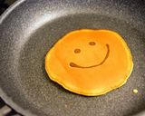 笑顔いっぱい幸せのスマイルパンケーキ作り方5写真