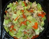 豚肉キャベツの梅肉ソース炒め♪簡単作り方15写真