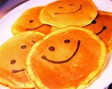 笑顔いっぱい幸せのスマイルパンケーキ作り方6写真