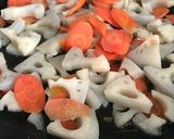 めんつゆで、れんこんの柚子胡椒きんぴら作り方3写真