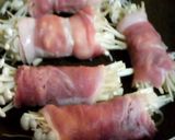 簡単＆豪華!!豚肉えのき巻デミソース♪作り方3写真