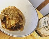 菊芋のサラダ 胡麻ポン酢ドレッシング添え作り方2写真
