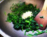 ほうれん草&赤玉ねぎ&巣ごもり玉子♪作り方4写真