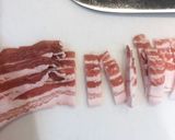 簡単　筍と豚肉の味噌汁作り方2写真