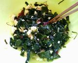 お豆腐と海藻ワカメのサラダ作り方5写真