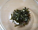 ポン酢で美味しいみょうがと豆腐の丼作り方2写真