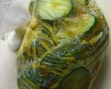 少量作り昆布茶入り✿きゅうりのからし漬け作り方4写真