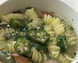 妊活応援レシピ　オクラとエビのスープ作り方10写真
