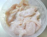 焼いて作る★柔らか鶏胸肉ごまドレよだれ鶏作り方4写真